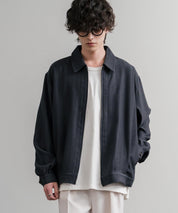 Upscape Audience アップスケープオーディエンス 日本製 国産 LANATEC ラナテック TECH メランジヘリンボンツイード 襟付きショートブルゾン AUD7364 14968