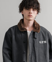 KRIFF MAYER クリフメイヤー バックグラフィックプリント裏ボアデッキジャケット 2525109 14969