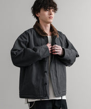 KRIFF MAYER クリフメイヤー バックグラフィックプリント裏ボアデッキジャケット 2525109 14969