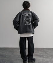 KRIFF MAYER クリフメイヤー バックグラフィックプリント裏ボアデッキジャケット 2525109 14969