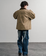 KRIFF MAYER クリフメイヤー バックグラフィックプリント裏ボアデッキジャケット 2525109 14969