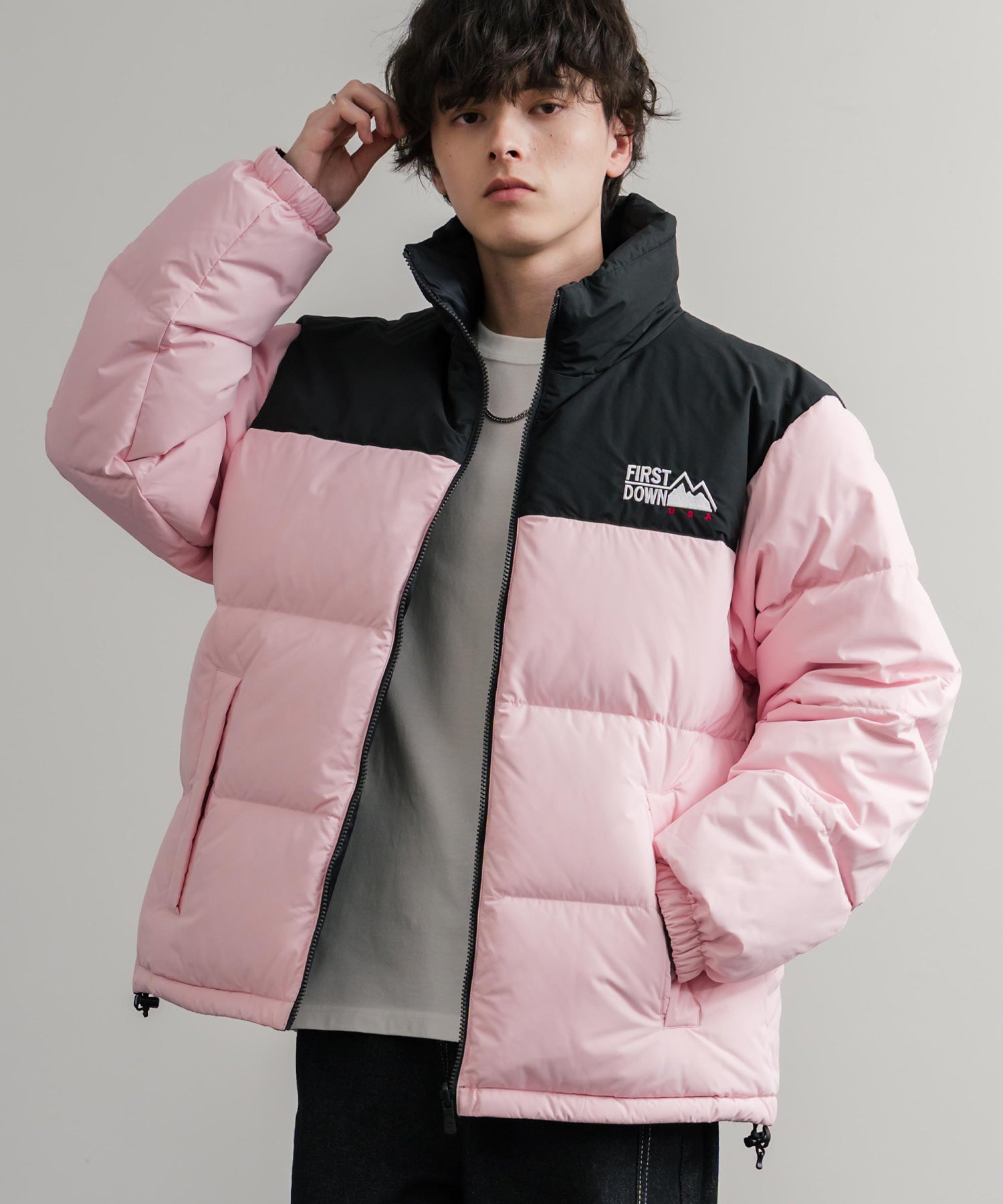 FIRST DOWN ファーストダウン BUBBLE DOWN JKT 2WAYリバーシブルバブルダウンジャケット F942001 14979