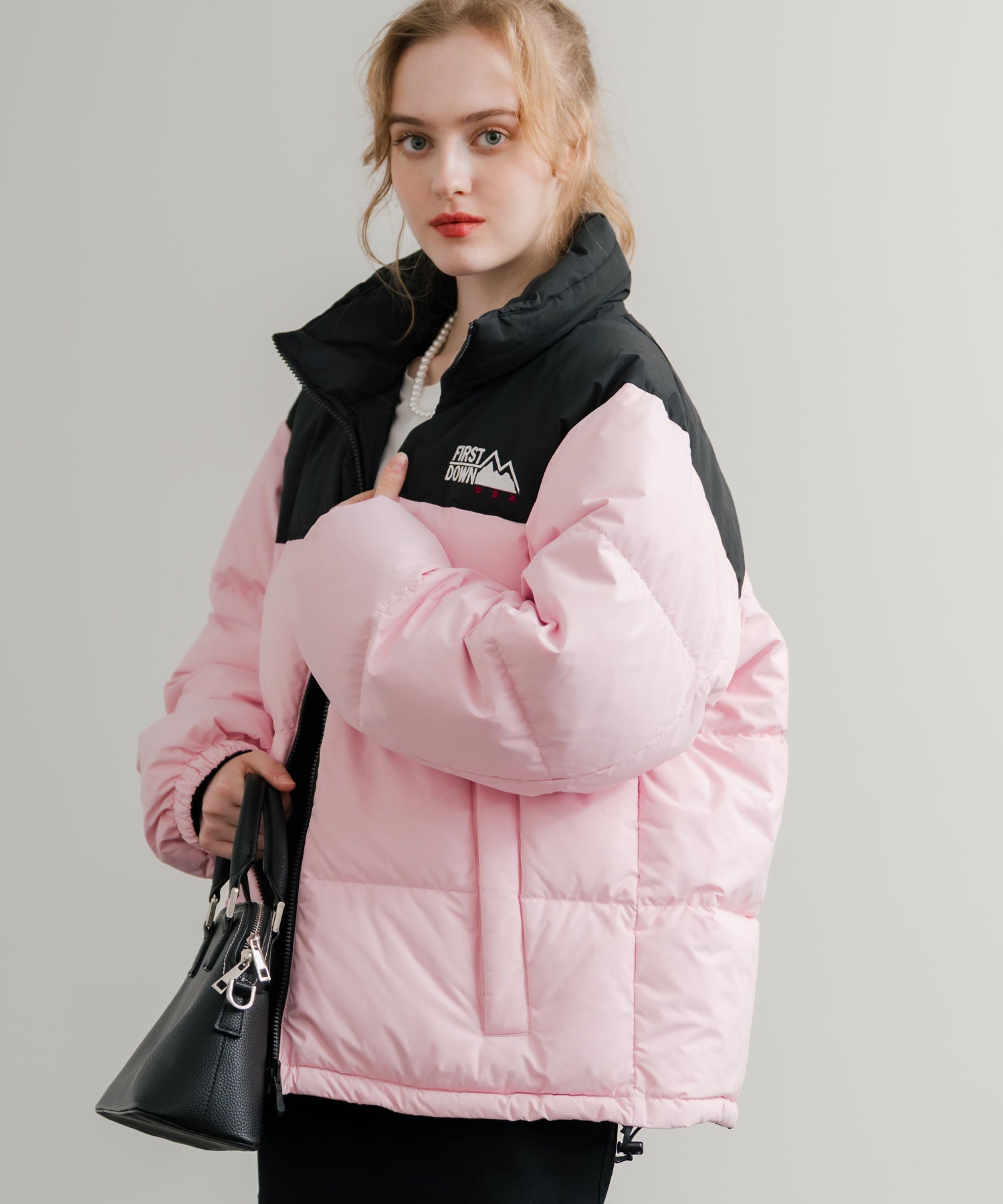 FIRST DOWN ファーストダウン BUBBLE DOWN JKT 2WAYリバーシブルバブルダウンジャケット F942001 14979