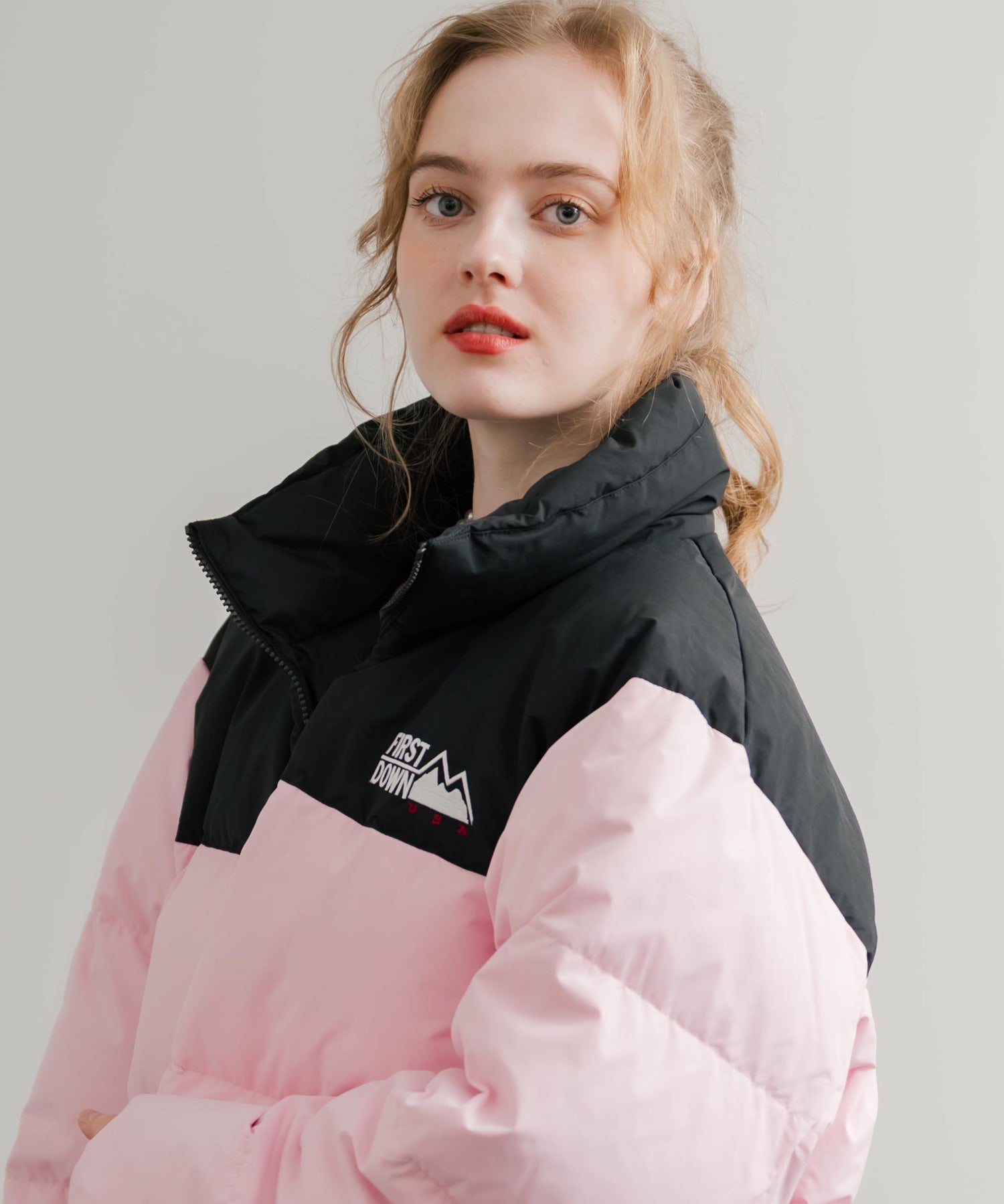 FIRST DOWN ファーストダウン BUBBLE DOWN JKT 2WAYリバーシブルバブルダウンジャケット F942001 14979