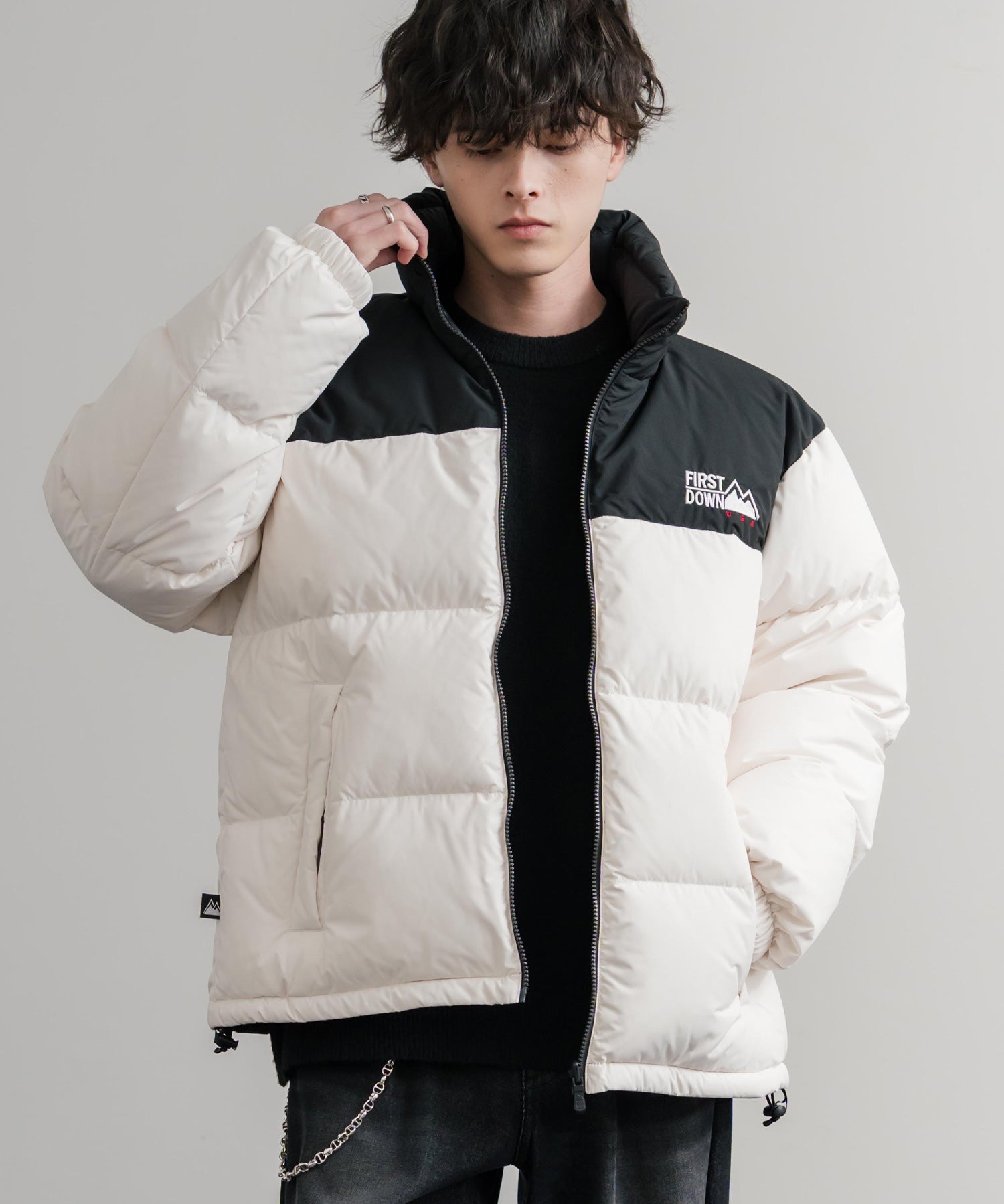 FIRST DOWN ファーストダウン BUBBLE DOWN JKT 2WAYリバーシブルバブルダウンジャケット F942001 14979