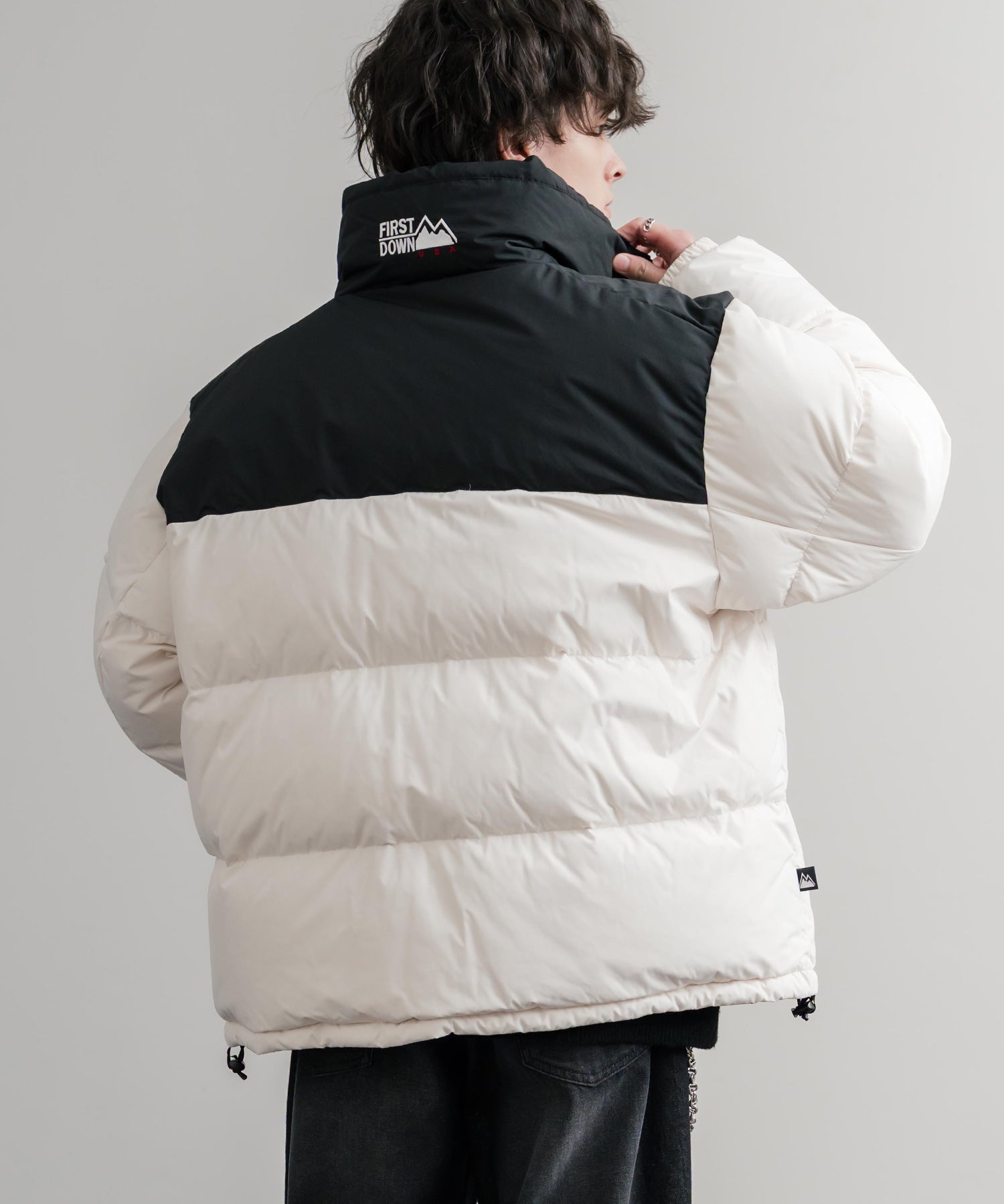 FIRST DOWN ファーストダウン BUBBLE DOWN JKT 2WAYリバーシブルバブルダウンジャケット F942001 14979