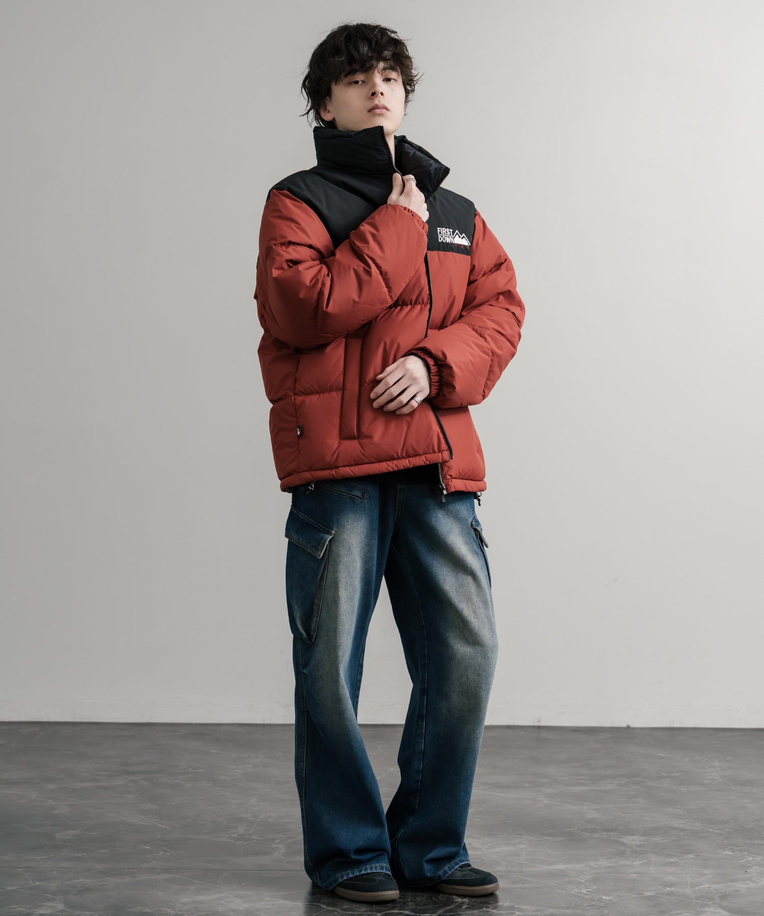 FIRST DOWN ファーストダウン BUBBLE DOWN JKT 2WAYリバーシブルバブルダウンジャケット F942001 14979