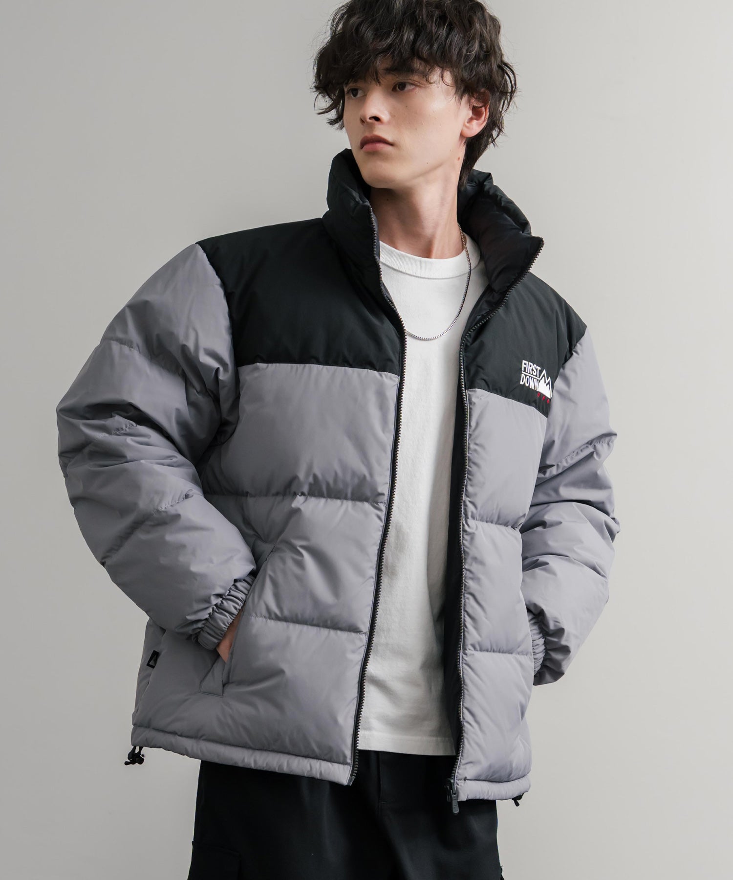 FIRST DOWN ファーストダウン BUBBLE DOWN JKT 2WAYリバーシブルバブルダウンジャケット F942001 14979