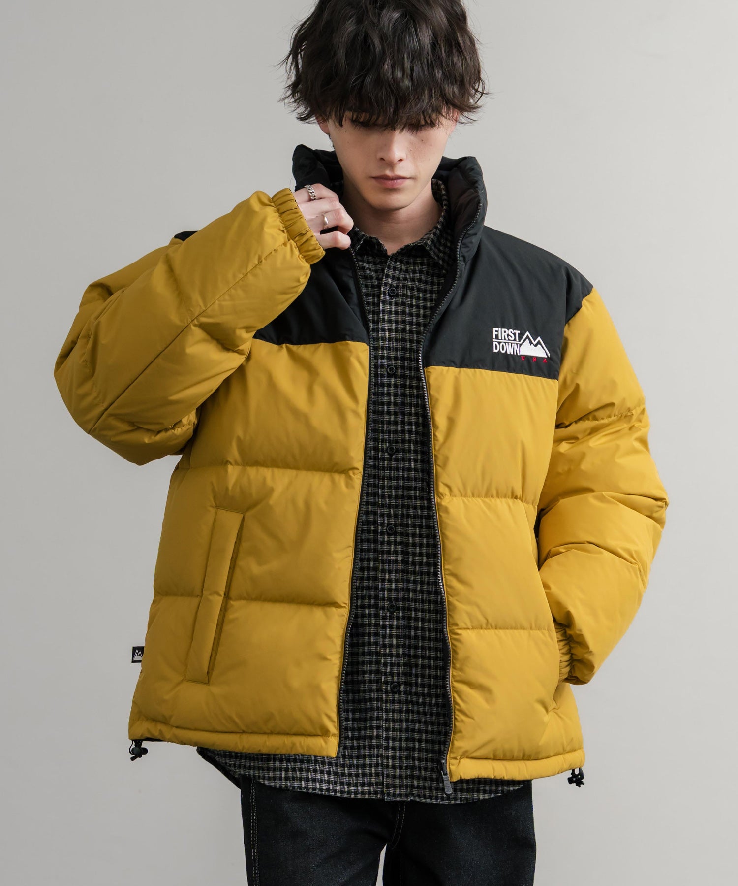 FIRST DOWN ファーストダウン BUBBLE DOWN JKT 2WAYリバーシブルバブルダウンジャケット F942001 14979