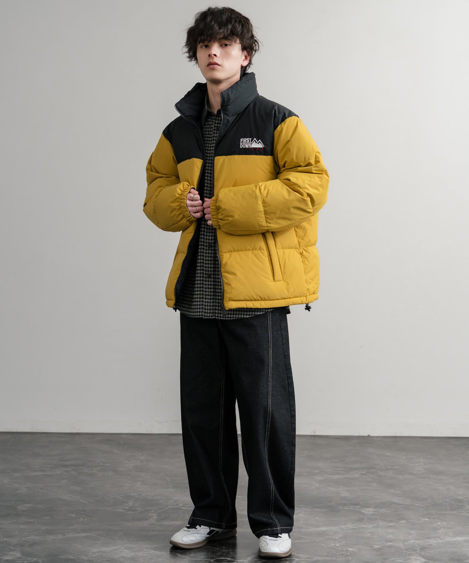 FIRST DOWN ファーストダウン BUBBLE DOWN JKT 2WAYリバーシブルバブルダウンジャケット F942001 14979