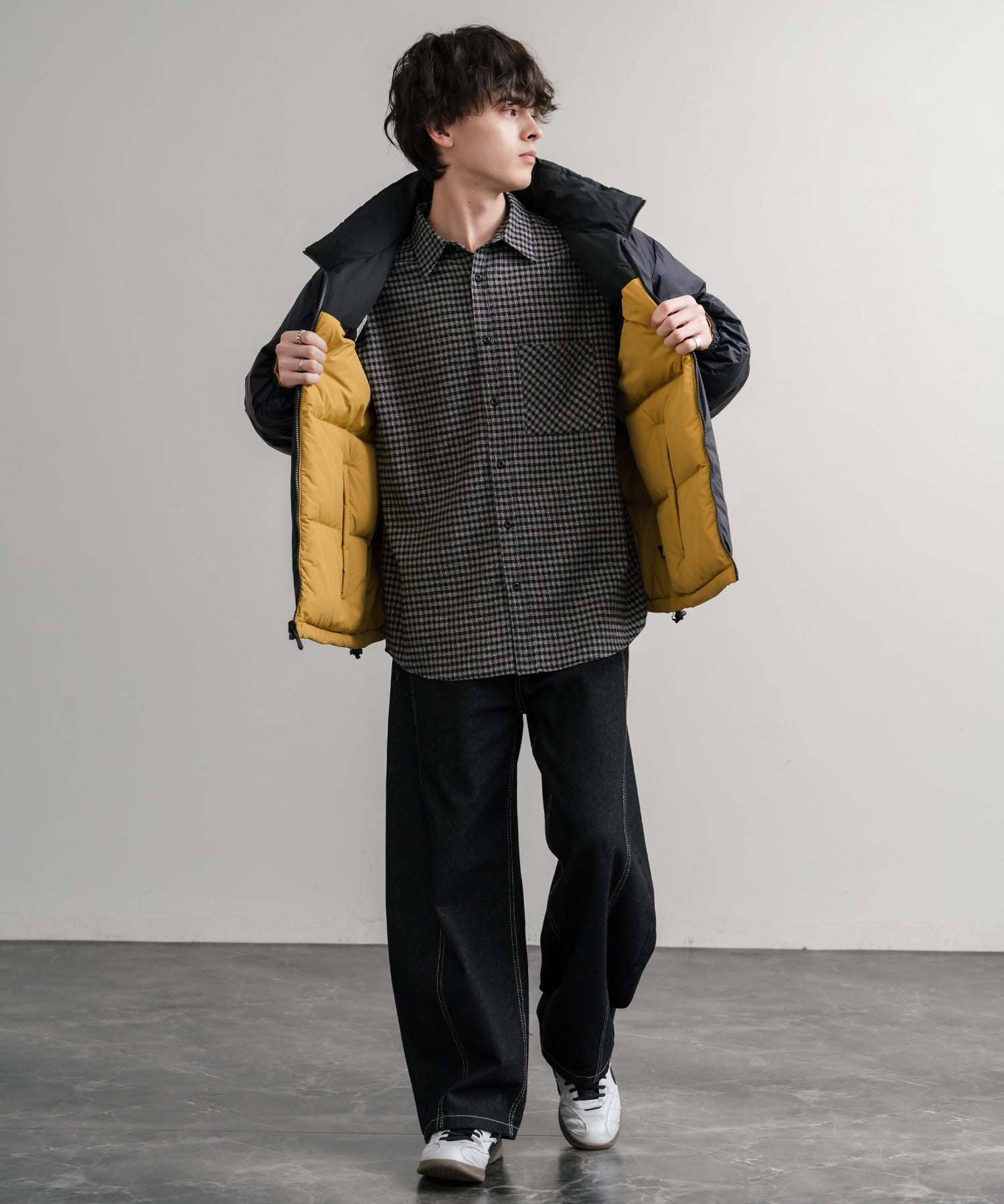 FIRST DOWN ファーストダウン BUBBLE DOWN JKT 2WAYリバーシブルバブルダウンジャケット F942001 14979