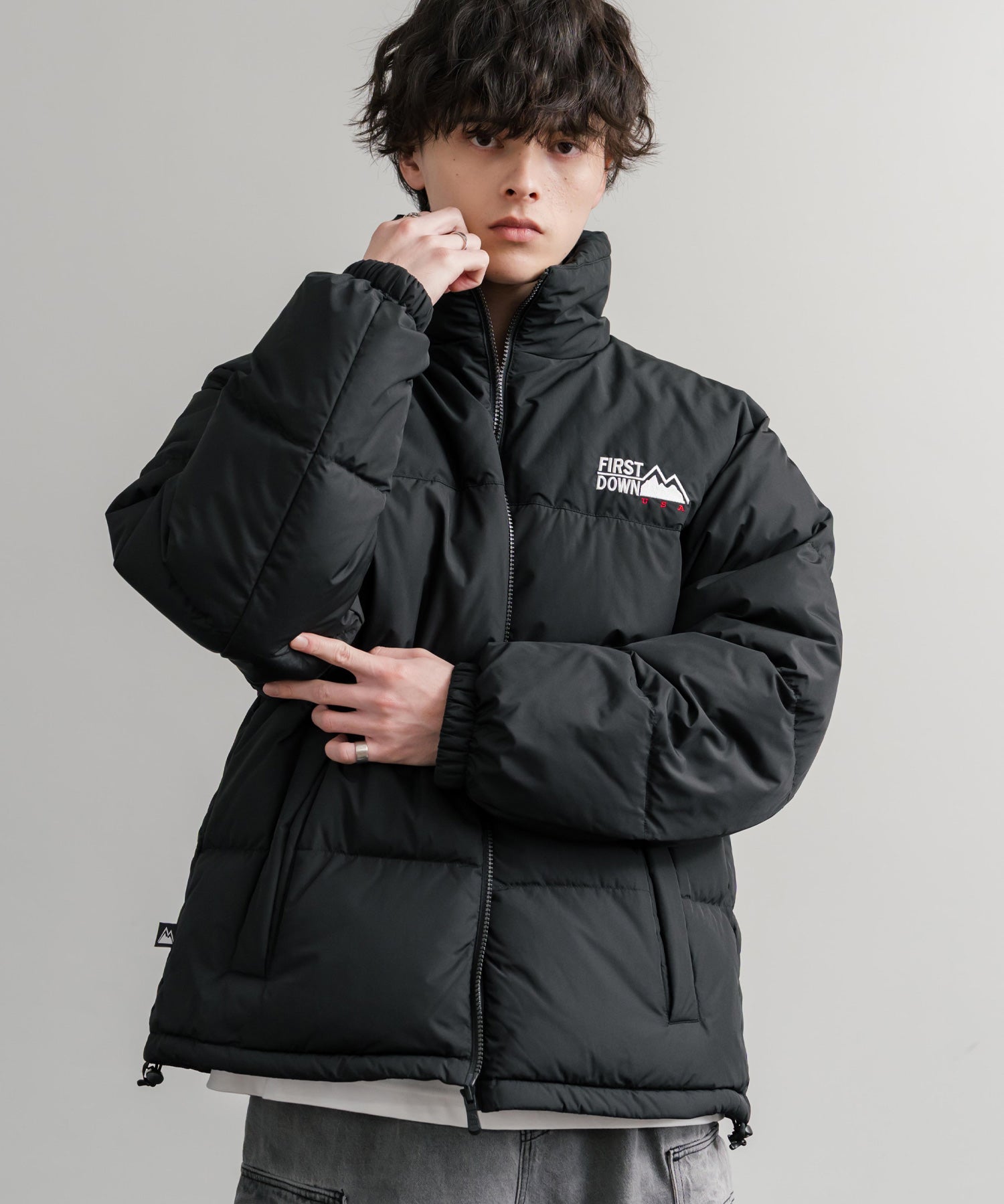 FIRST DOWN ファーストダウン BUBBLE DOWN JKT 2WAYリバーシブルバブルダウンジャケット F942001 14979