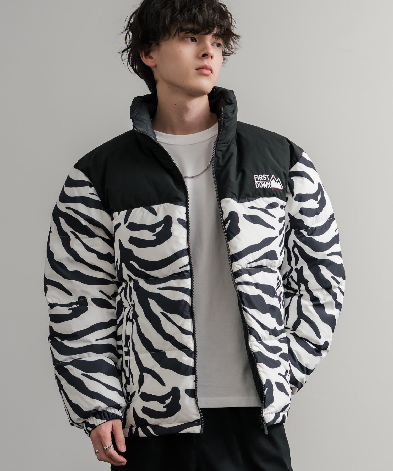 FIRST DOWN ファーストダウン BUBBLE DOWN JKT 2WAYリバーシブルバブルダウンジャケット F942001 14979