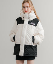 FIRST DOWN ファーストダウン WRAP DOWN PARKA DICROS MAURI フード付きラップダウンジャケット F942010 14980