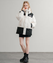 FIRST DOWN ファーストダウン WRAP DOWN PARKA DICROS MAURI フード付きラップダウンジャケット F942010 14980