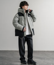FIRST DOWN ファーストダウン WRAP DOWN PARKA DICROS MAURI フード付きラップダウンジャケット F942010 14980