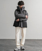 FIRST DOWN ファーストダウン WRAP DOWN PARKA DICROS MAURI フード付きラップダウンジャケット F942010 14980