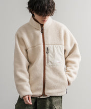 FIRST DOWN ファーストダウン BOA FLEECE JKT ロゴ刺繍タンブリングボアフリースジャケット F942021 14981