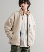 FIRST DOWN ファーストダウン BOA FLEECE JKT ロゴ刺繍タンブリングボアフリースジャケット F942021 14981