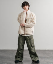 FIRST DOWN ファーストダウン BOA FLEECE JKT ロゴ刺繍タンブリングボアフリースジャケット F942021 14981