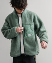 FIRST DOWN ファーストダウン BOA FLEECE JKT ロゴ刺繍タンブリングボアフリースジャケット F942021 14981