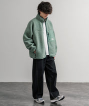 FIRST DOWN ファーストダウン BOA FLEECE JKT ロゴ刺繍タンブリングボアフリースジャケット F942021 14981