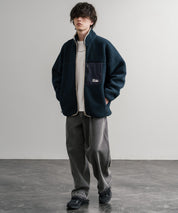 FIRST DOWN ファーストダウン BOA FLEECE JKT ロゴ刺繍タンブリングボアフリースジャケット F942021 14981