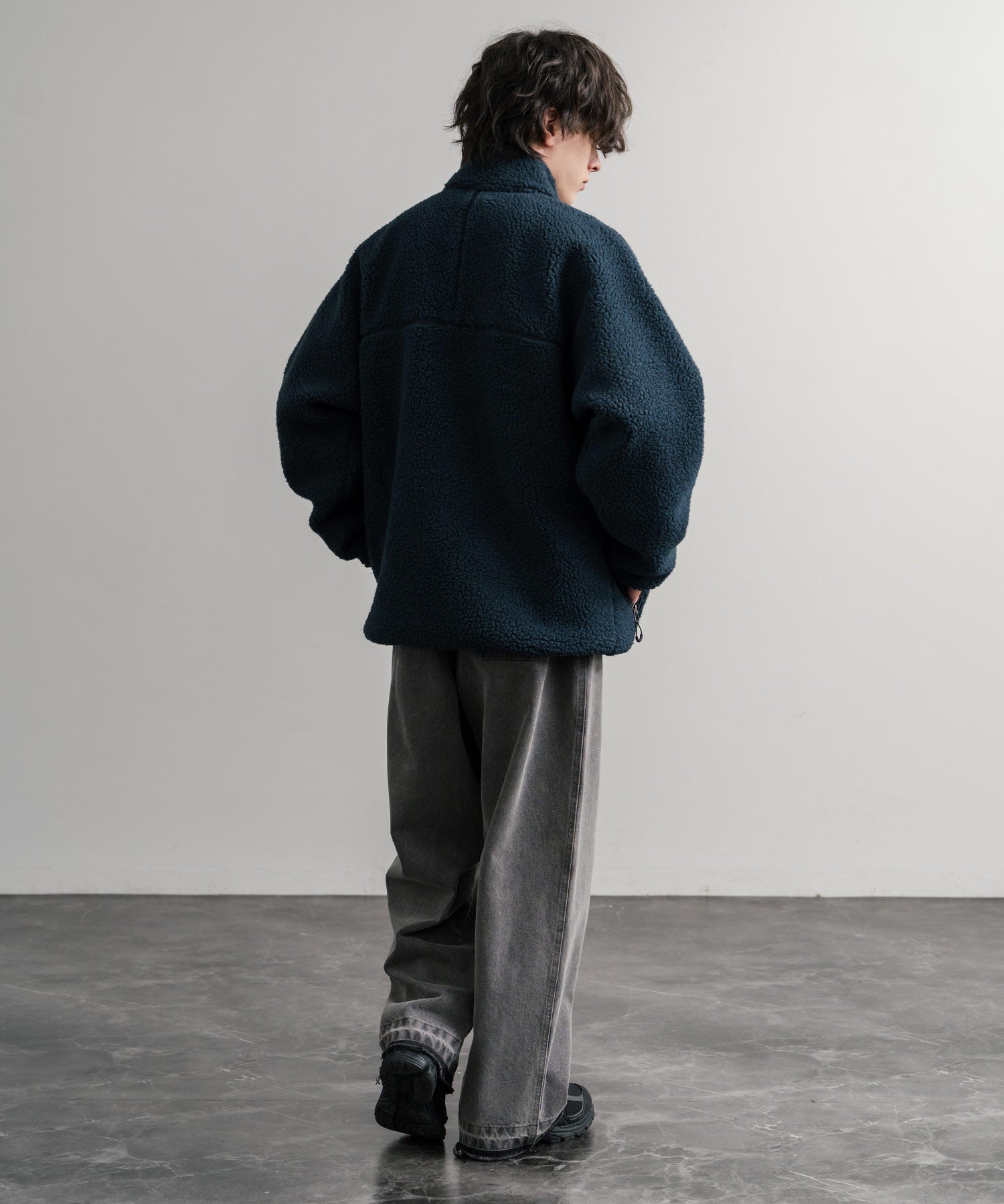 FIRST DOWN ファーストダウン BOA FLEECE JKT ロゴ刺繍タンブリングボアフリースジャケット F942021 14981