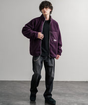 FIRST DOWN ファーストダウン BOA FLEECE JKT ロゴ刺繍タンブリングボアフリースジャケット F942021 14981