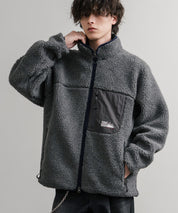 FIRST DOWN ファーストダウン BOA FLEECE JKT ロゴ刺繍タンブリングボアフリースジャケット F942021 14981