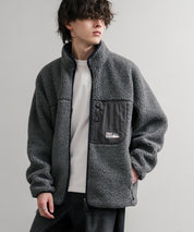 FIRST DOWN ファーストダウン BOA FLEECE JKT ロゴ刺繍タンブリングボアフリースジャケット F942021 14981
