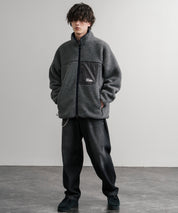FIRST DOWN ファーストダウン BOA FLEECE JKT ロゴ刺繍タンブリングボアフリースジャケット F942021 14981