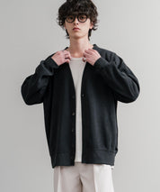 コットンタッチ裏起毛Vネックカーディガン 14984