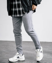 綿タッチ裏起毛イージージョガーパンツ/コットンタッチスウェットパンツ 14985