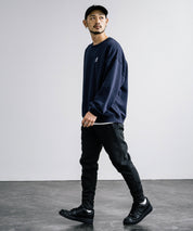 綿タッチ裏起毛イージージョガーパンツ/コットンタッチスウェットパンツ 14985