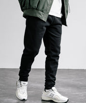 綿タッチ裏起毛イージージョガーパンツ/コットンタッチスウェットパンツ 14985