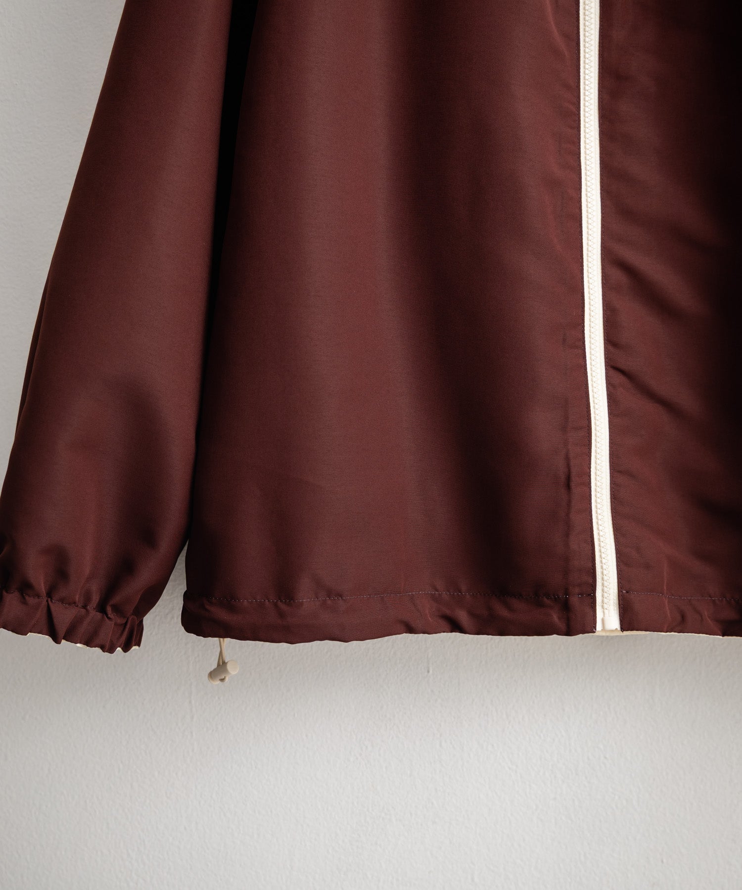 2WAYリバーシブル 両A面オーバーサイズワンポイントロゴ刺繍スタンドネックショートブルゾン 15477