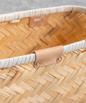 Butler Verner Sails バトラーバーナーセイルズ バンブー×本革マーケットバスケットSサイズ VR-2502 12336