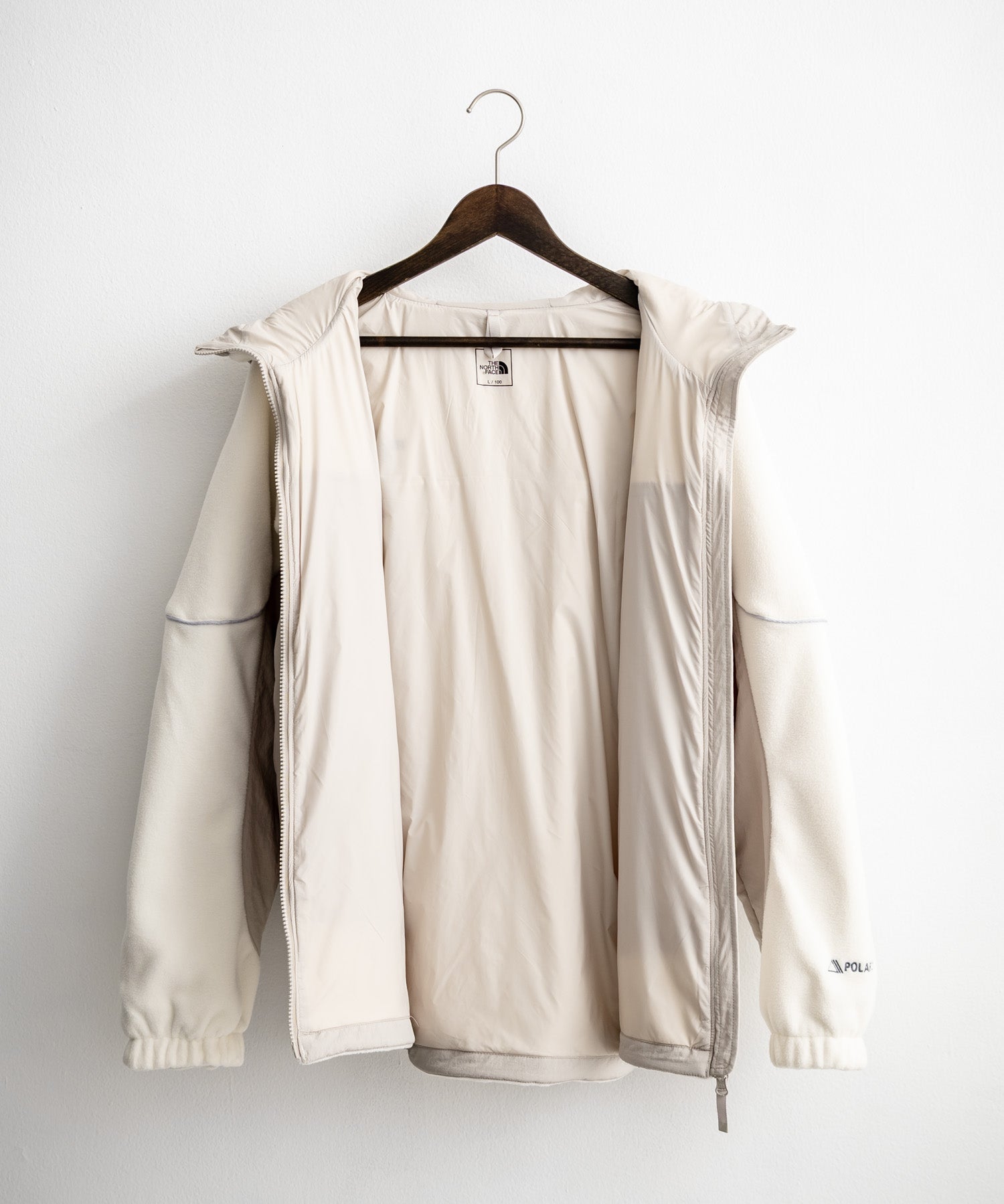 韓国店舗限定商品 THE NORTH FACE ザ・ノースフェイス M’S CRETA JACKET オーバーサイズロゴ刺繍ポーラテックラグランフリースジャケット 15457