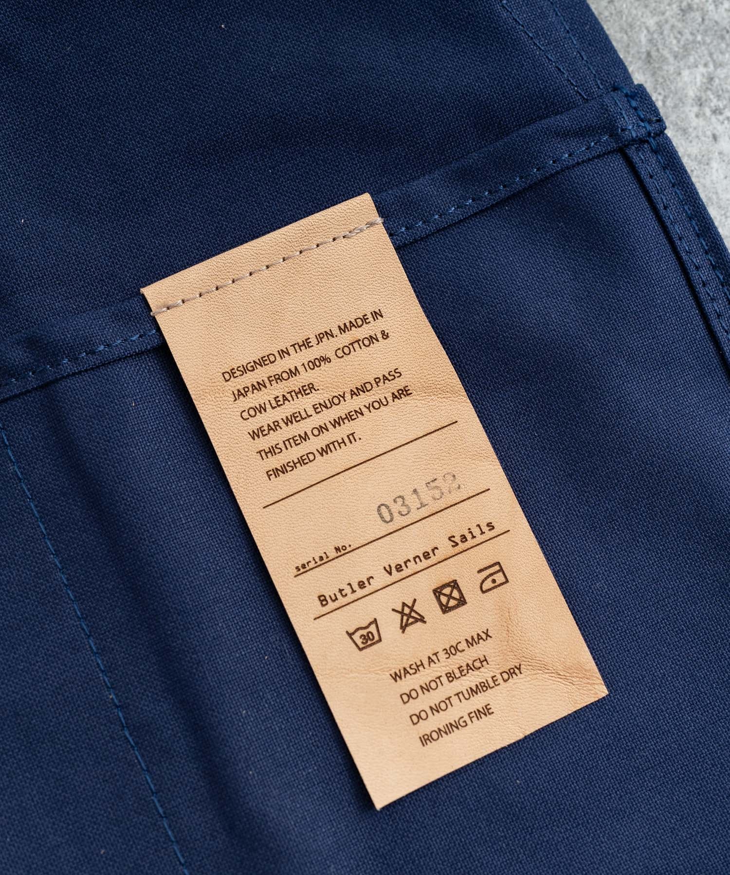 Butler Verner Sails バトラーバーナーセイルズ 日本製/国産 ワークエプロン JI-2526 11027