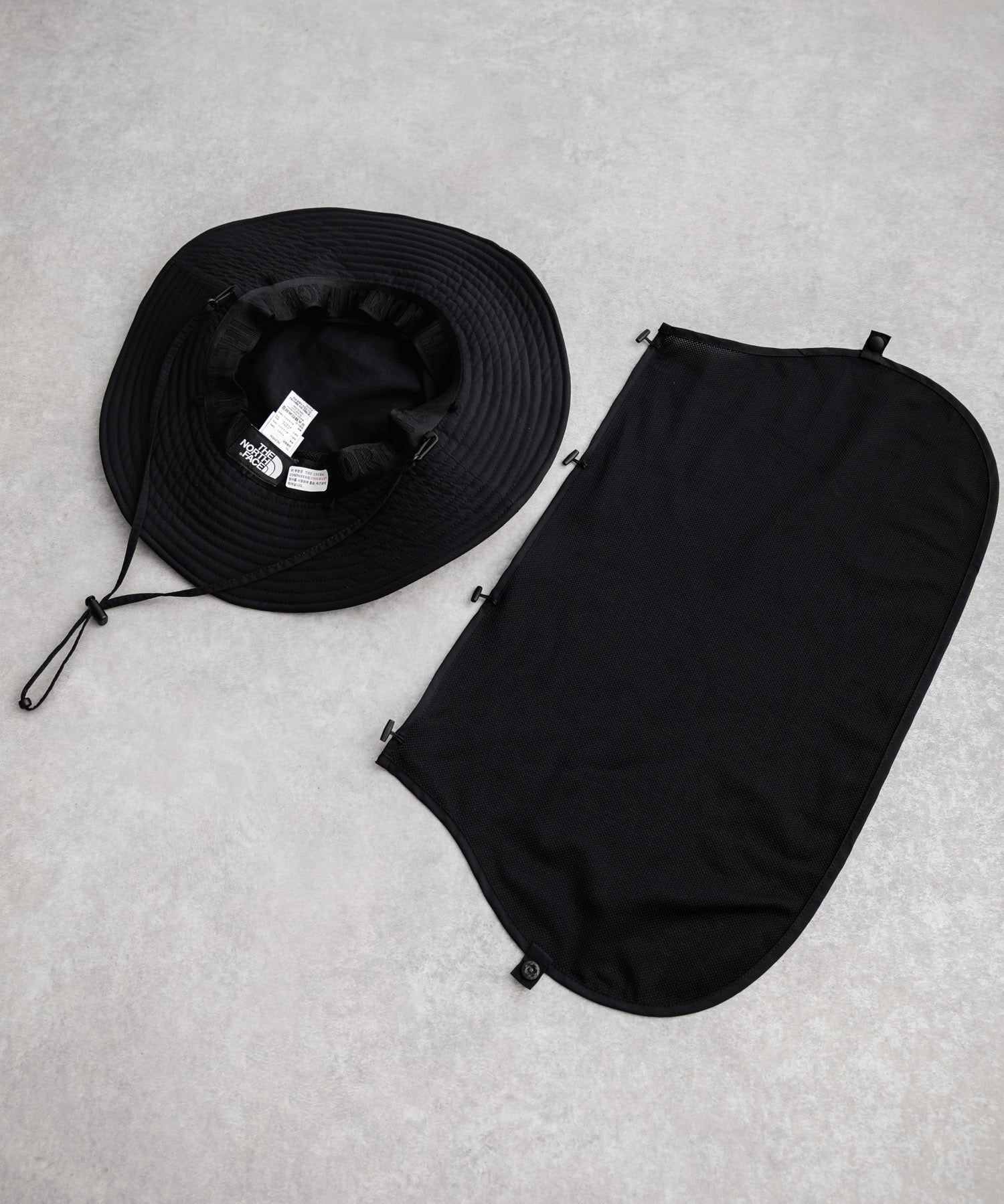 THE NORTH FACE ザ・ノースフェイス TNF LIGHT SHIELD HAT 接触冷感 取り外し可能 日除けサンシェード付きアドベンチャーハット/サファリハット 16137