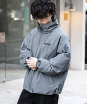 STARTER BLACK LABEL スターターブラックレーベル タスランファイバー中綿ワンポイントロゴ刺繍スタンドジャケット 15012