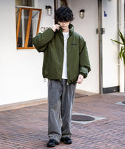 STARTER BLACK LABEL スターターブラックレーベル タスランファイバー中綿ワンポイントロゴ刺繍スタンドジャケット 15012