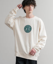 HUF ハフ TRANSIT AUTHORITY CREWNECK オーバーサイズ裏起毛トレーナースウェット	15019