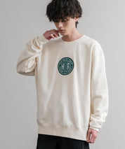 HUF ハフ TRANSIT AUTHORITY CREWNECK オーバーサイズ裏起毛トレーナースウェット	15019