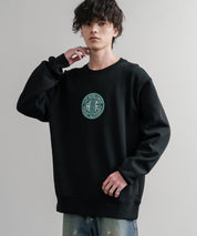 HUF ハフ TRANSIT AUTHORITY CREWNECK オーバーサイズ裏起毛トレーナースウェット	15019