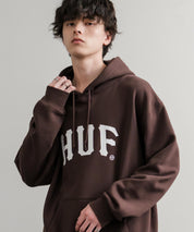 HUF ハフ ARCH P/O HOODIE オーバーサイズアーチロゴプリント裏起毛プルオーバーパーカー 15020