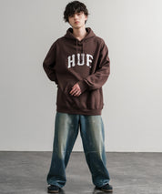HUF ハフ ARCH P/O HOODIE オーバーサイズアーチロゴプリント裏起毛プルオーバーパーカー 15020