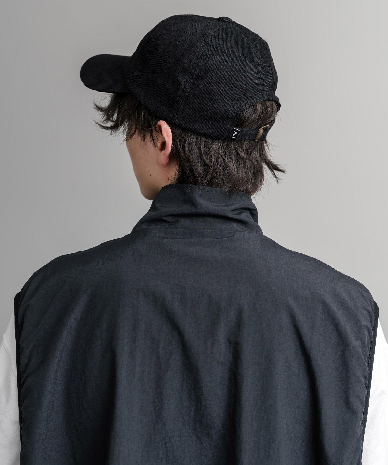 HUF ハフ OG CORDUROY 6-PANEL CV HAT ワンポイントロゴ刺繍コーデュロイキャップ 15022