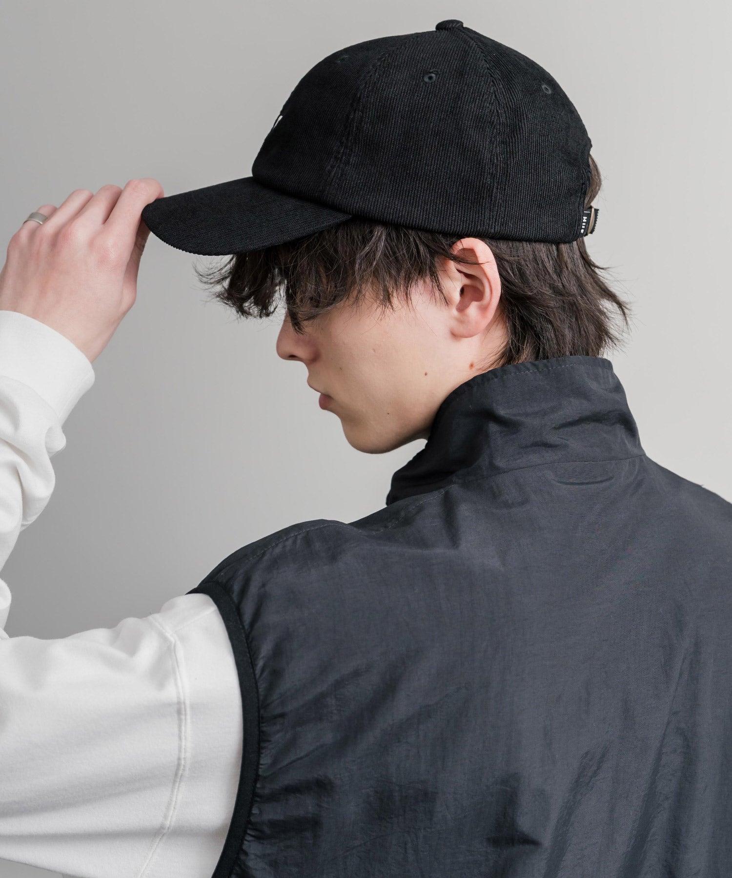 HUF ハフ OG CORDUROY 6-PANEL CV HAT ワンポイントロゴ刺繍コーデュロイキャップ 15022